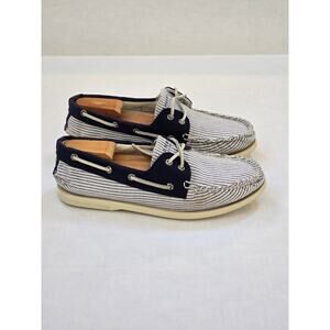 Sperry Top Sider Size US 10.5M Blue stripes